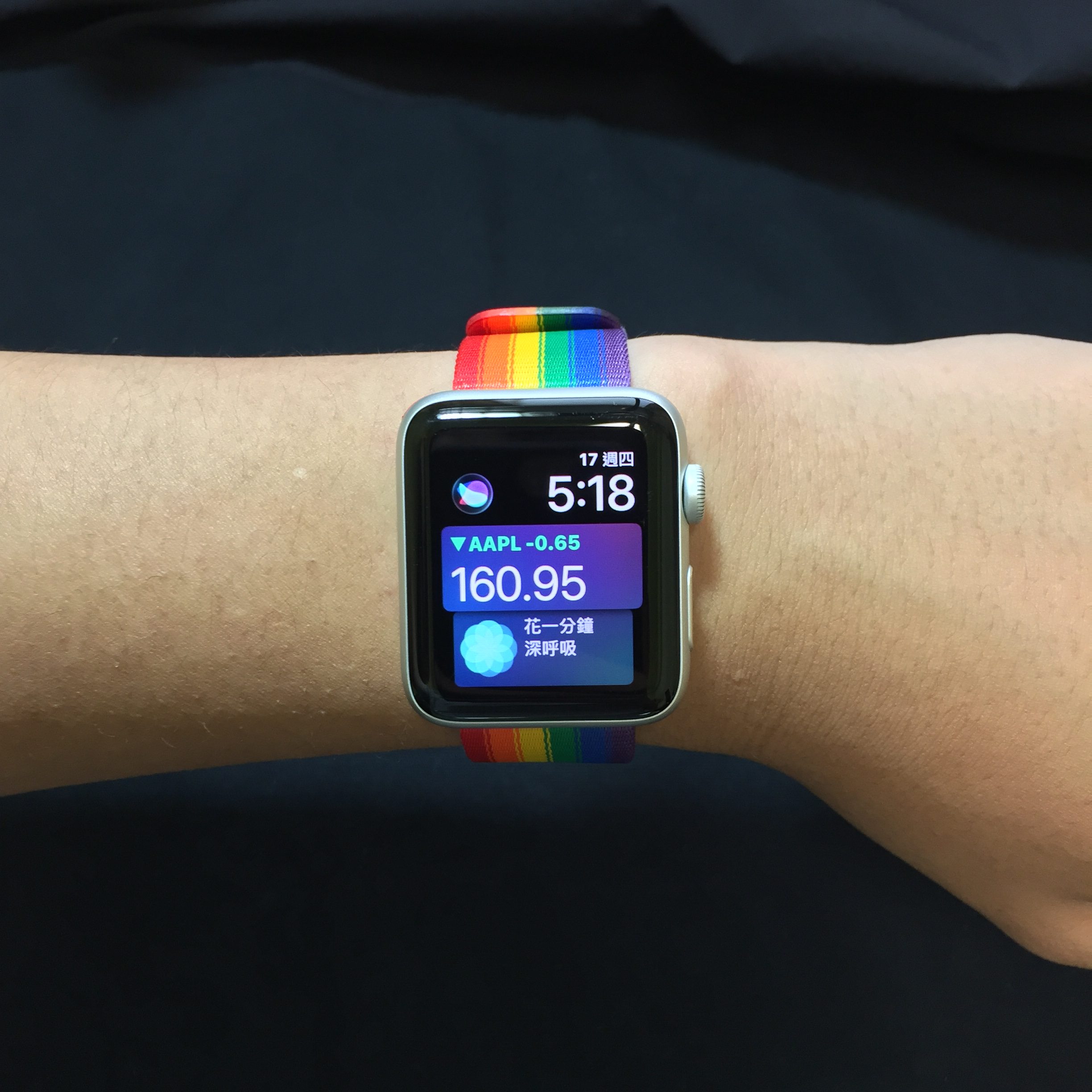 apple store限定 彩虹版apple watch pride表带开箱