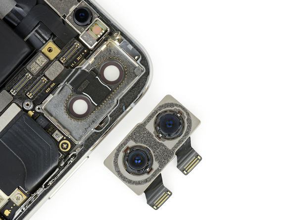 iPhone X拆解:雙鏡頭與背板