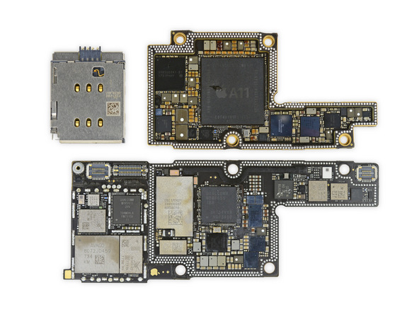 iPhone X拆解:堆疊的主機板設計