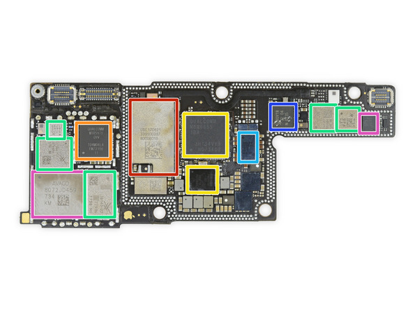 iPhone X拆解:關於第二層主機板