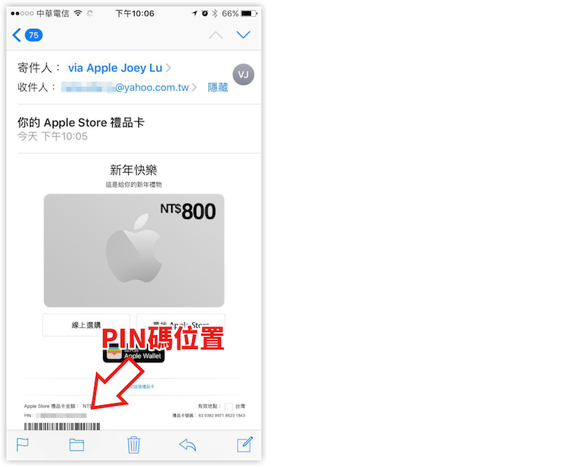 Apple Store 禮品卡