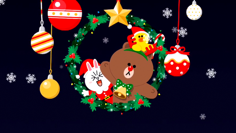 LINE聖誕節