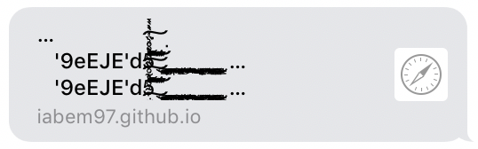 iMessage死亡訊息