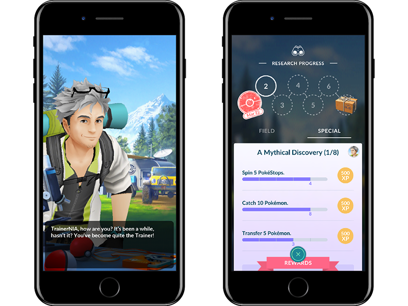 Pokemon GO 夢幻任務/課題