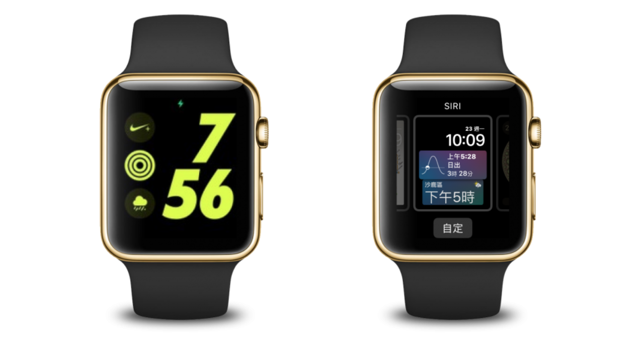 如何設定 Apple Watch 的錶面 1
