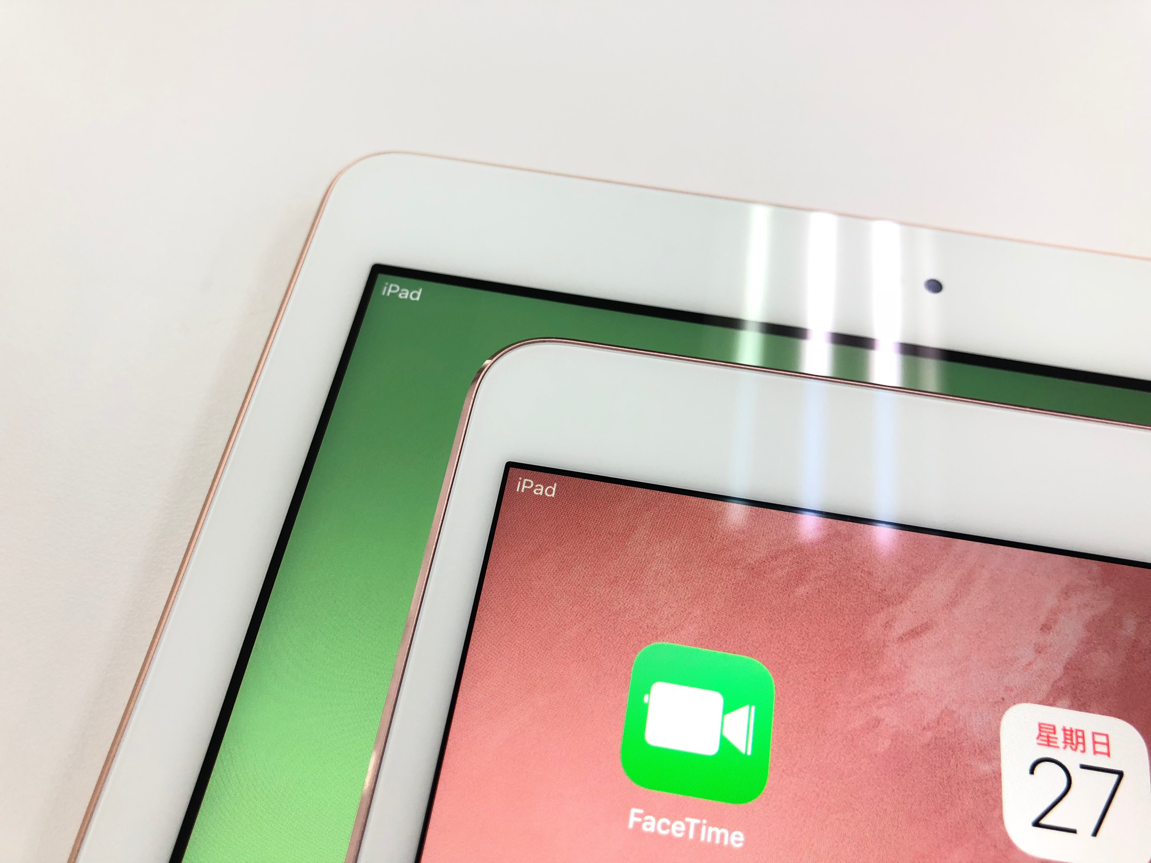 iPad Pro 與 iPad 2018 黑邊比較