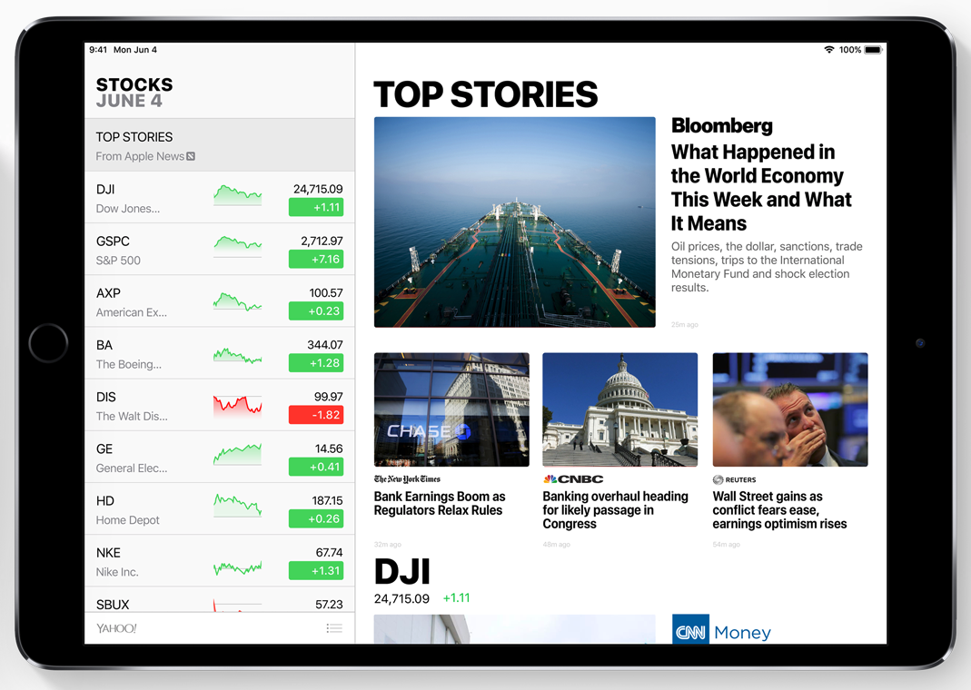 iOS 12 新聞與股市 App 整合