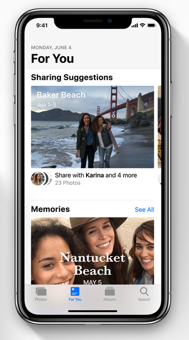 For You iOS 12
