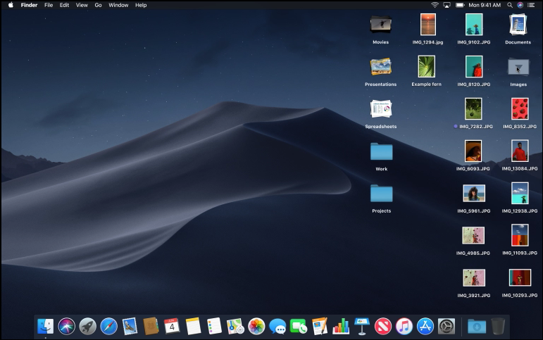 Mojave「檔案堆疊」功能 macOS 10.14