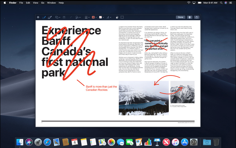 Quick Look 快速預覽強化 macOS 10.14