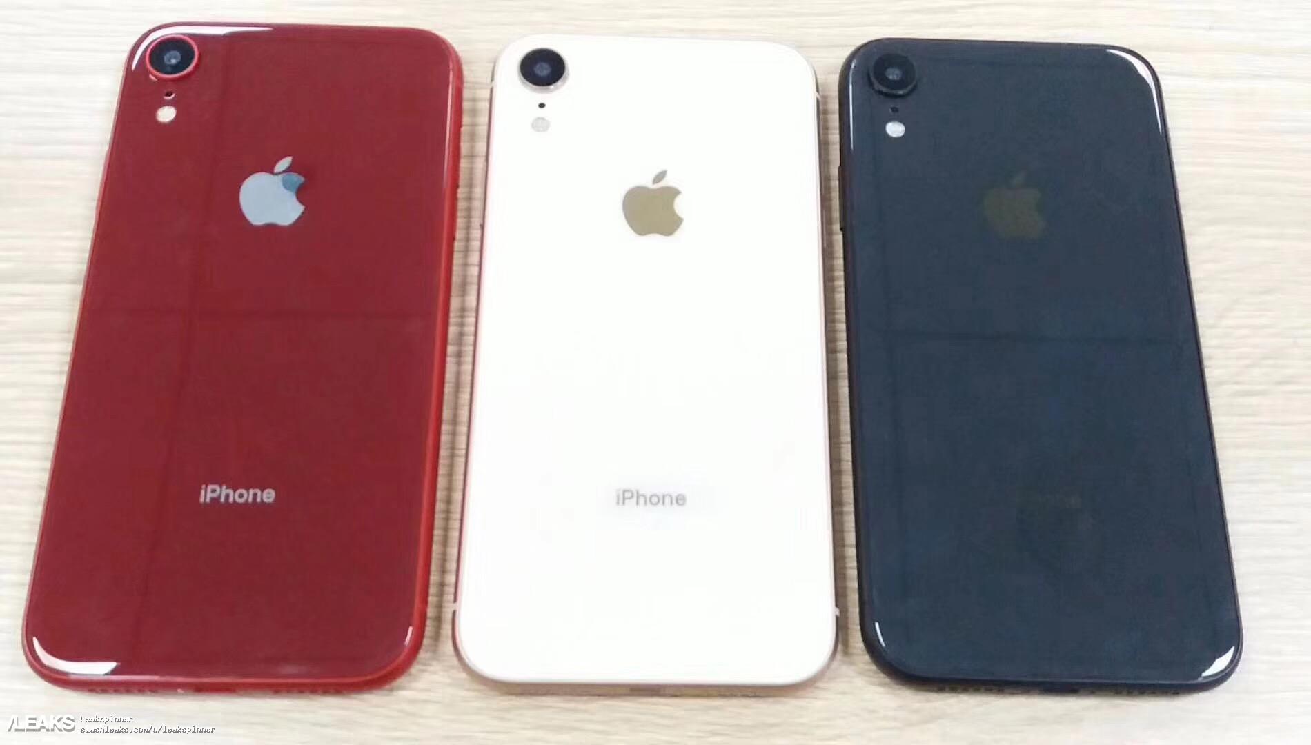 img 6.1-inch iPhone (2018) dummies leaked in new red and blue color options