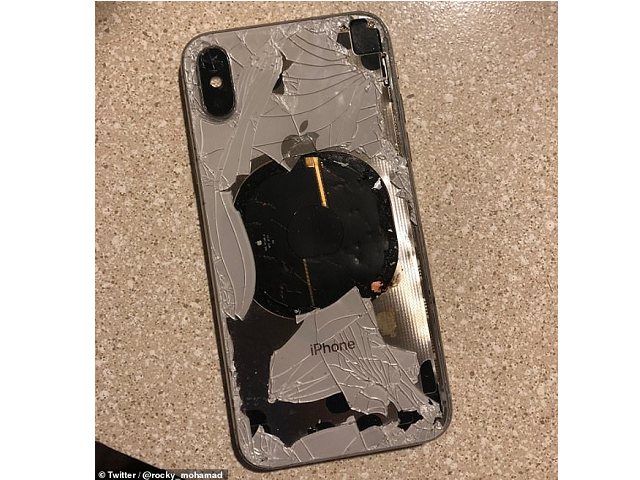 iPhone X 爆炸 起火