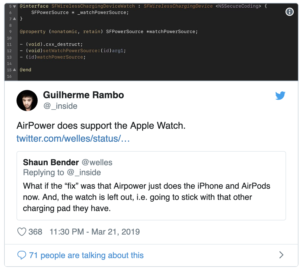AirPower iOS 12.2