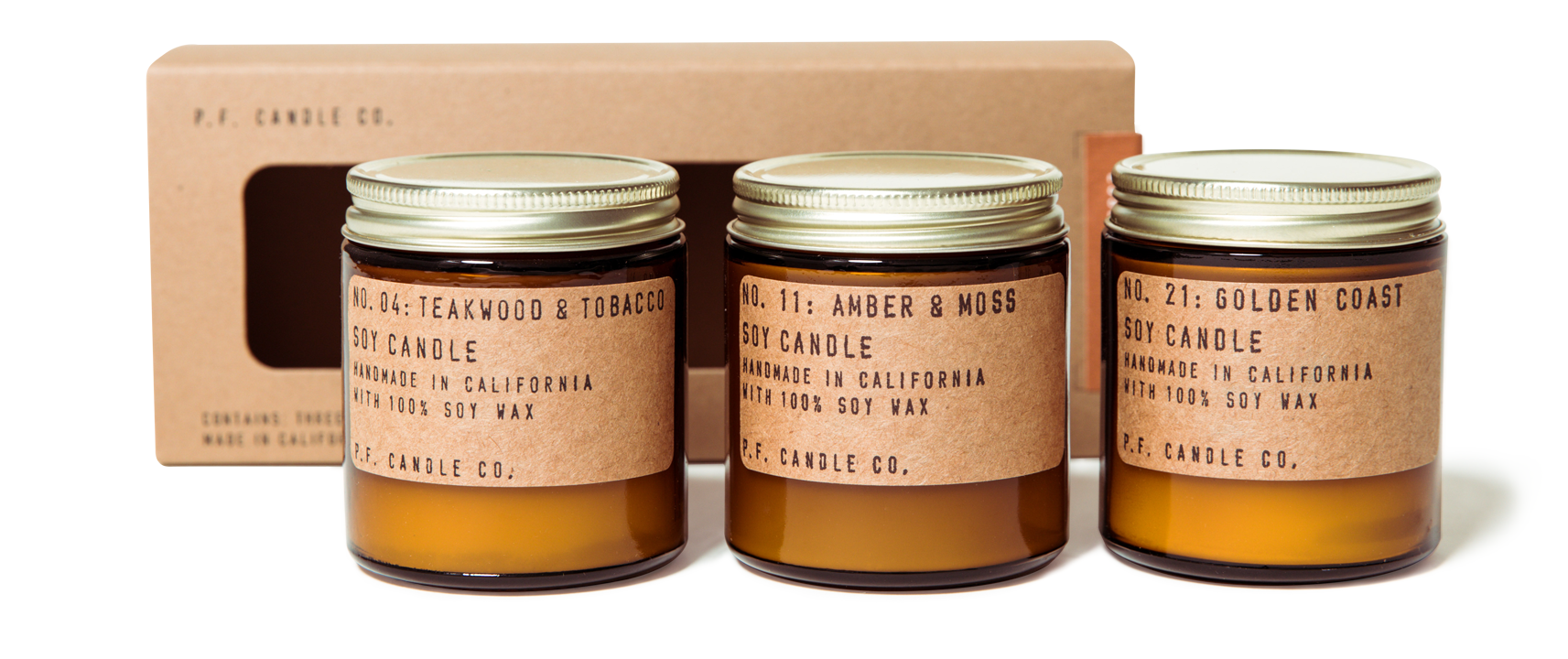 P.F. Candles 的蠟燭禮盒