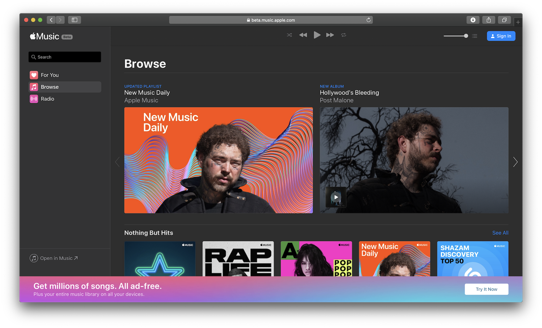 Apple Music 網頁版