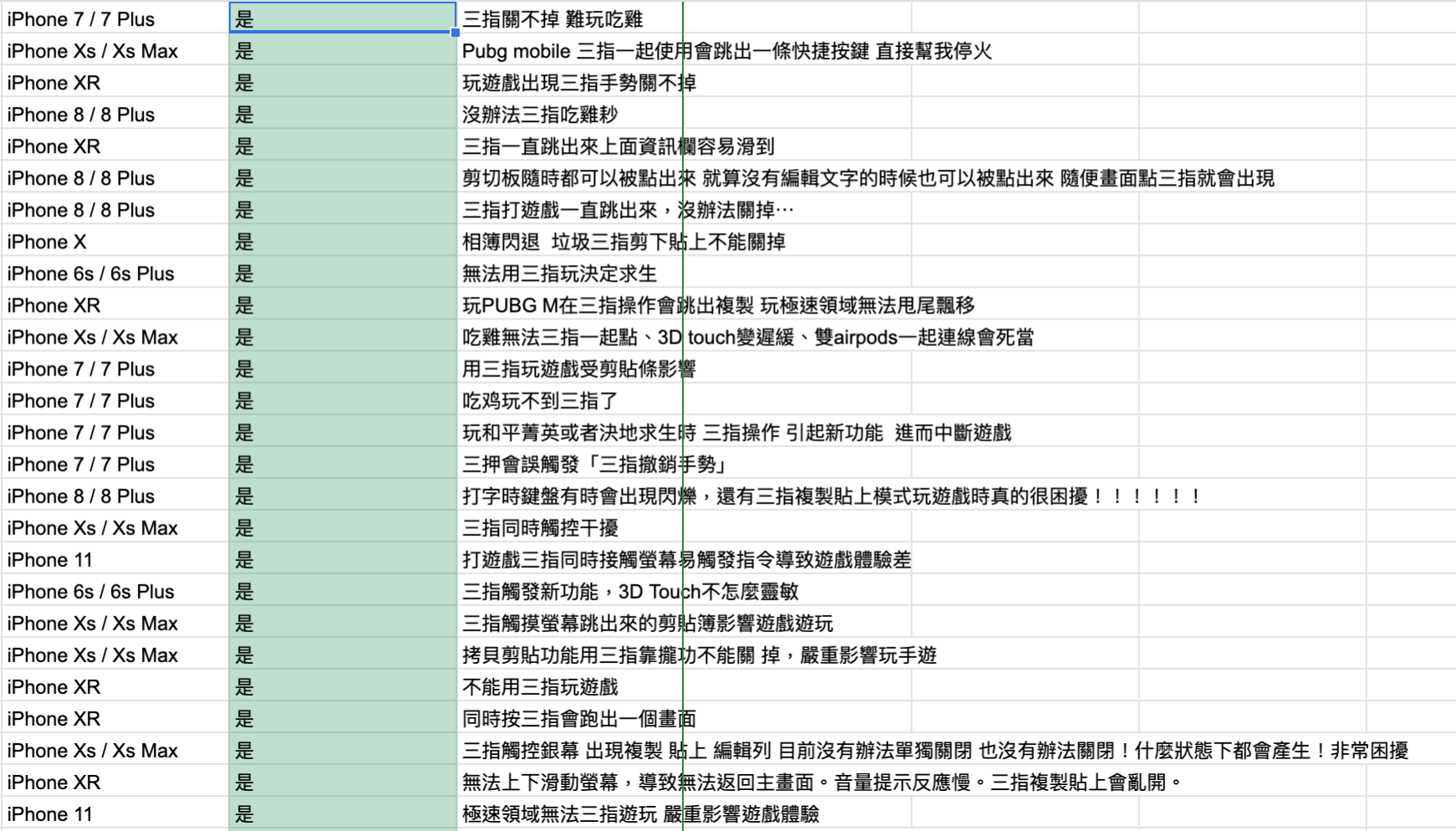 iOS 13 三指