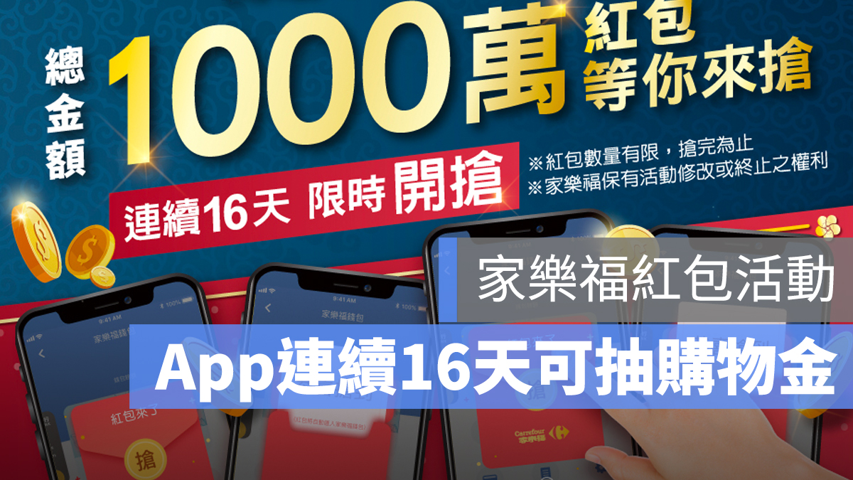家樂福 抽紅包 抽獎