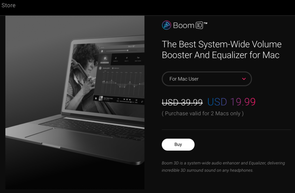Boom 3D買斷價格