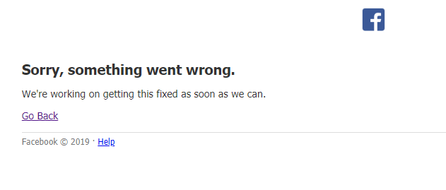 facebook 粉專 故障
