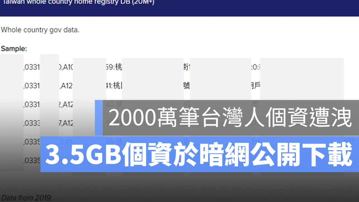 暗網 個資