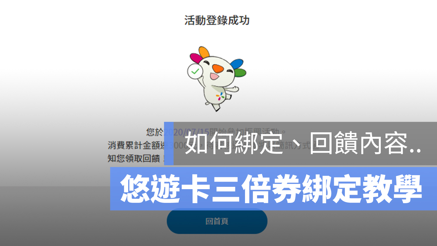 悠遊卡 三倍券 綁定 登記