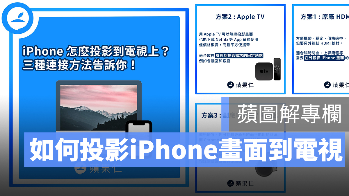 iPhone 投影 電視