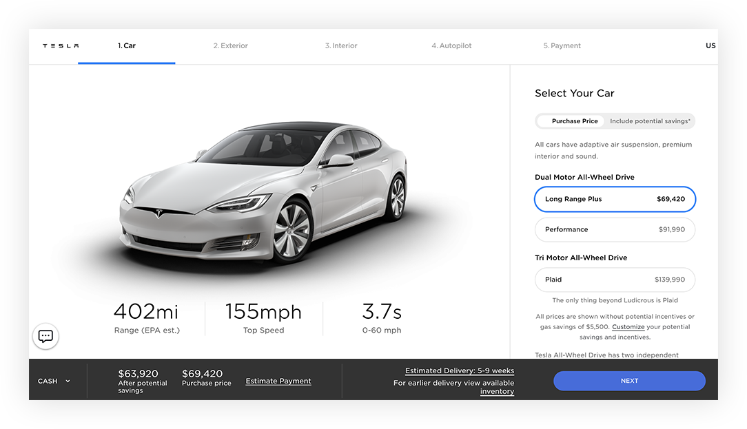 特斯拉 Tesla 降價