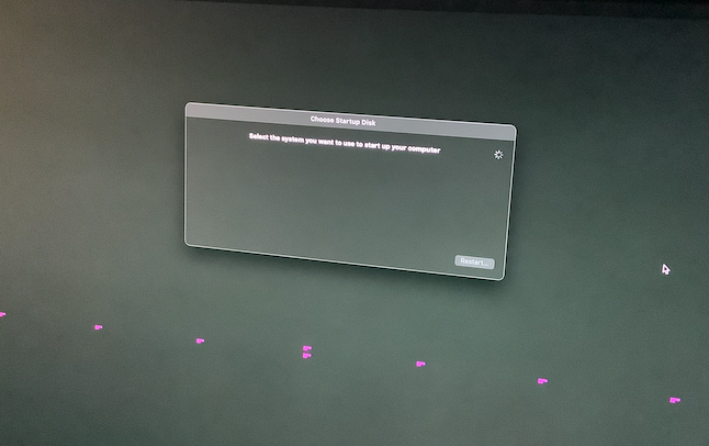 Mac mini 粉紅色塊 災情