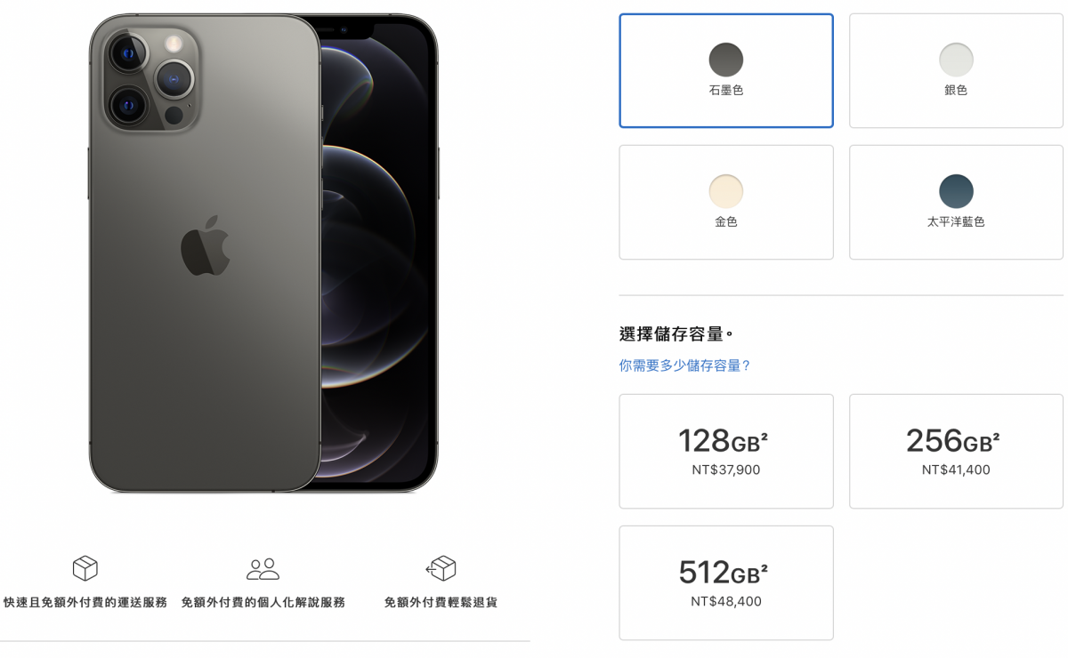 iPhone 13 1TB 容量