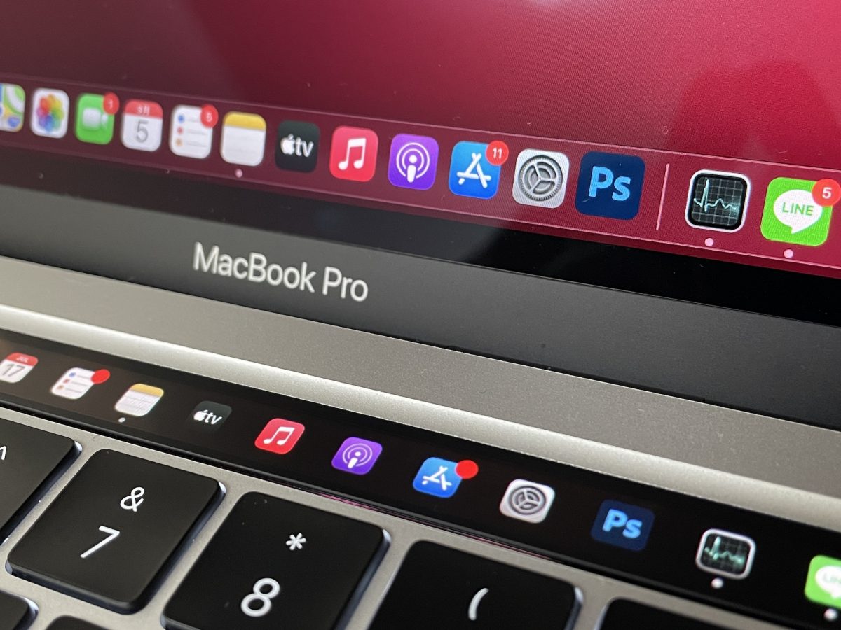 Mac 顯示電量百分比 Pock Touch bar