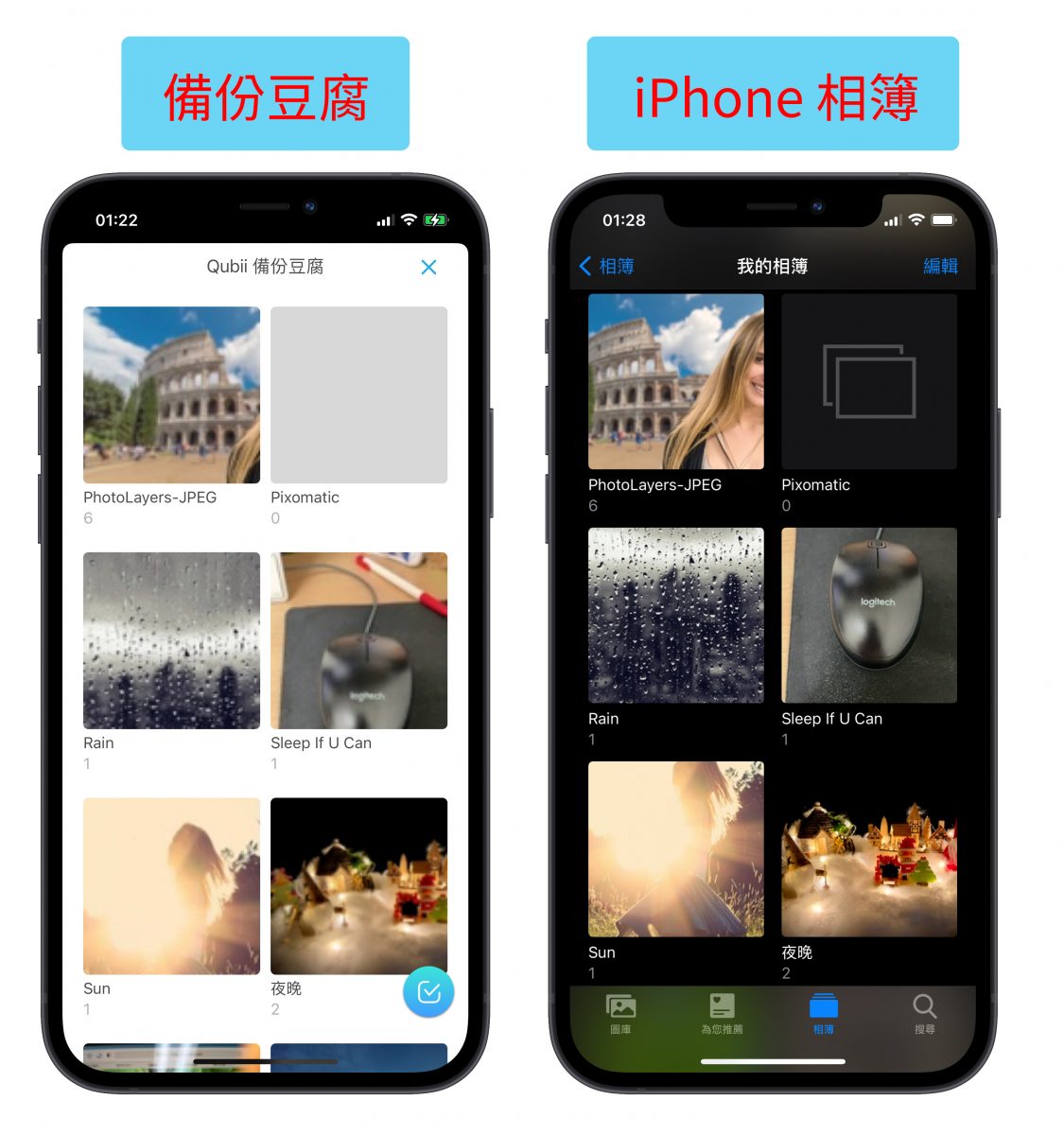 Qubii 備份豆腐