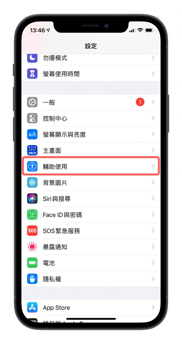 iPhone 畫面變黑白