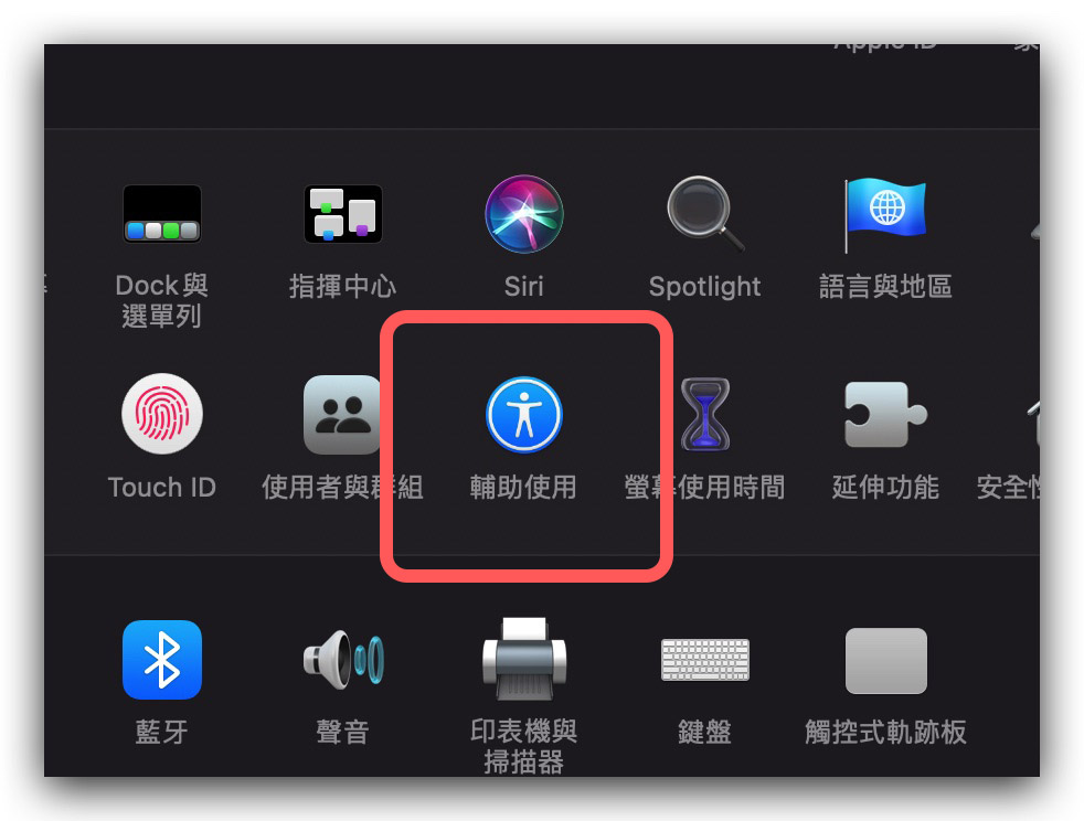 Mac 畫面變黑白