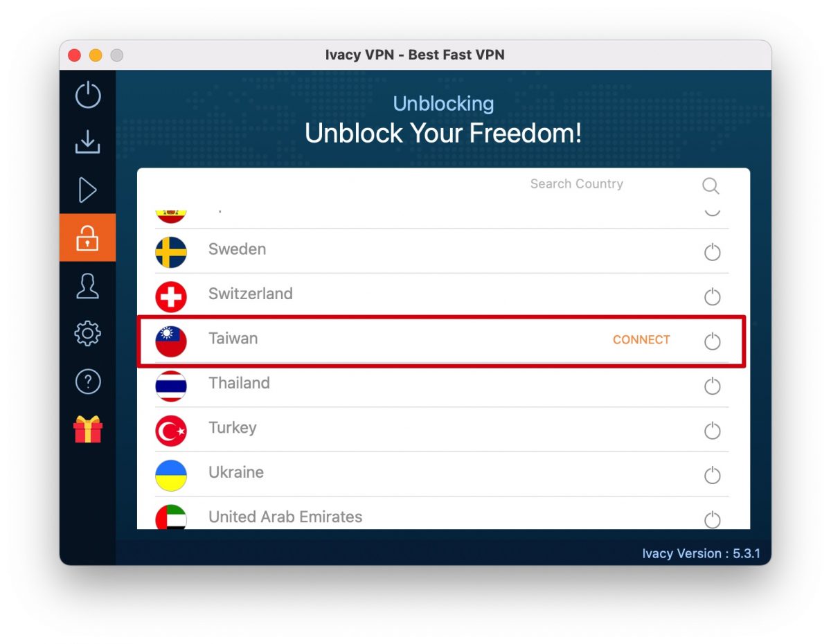 YouTube Premium Ivacy VPN