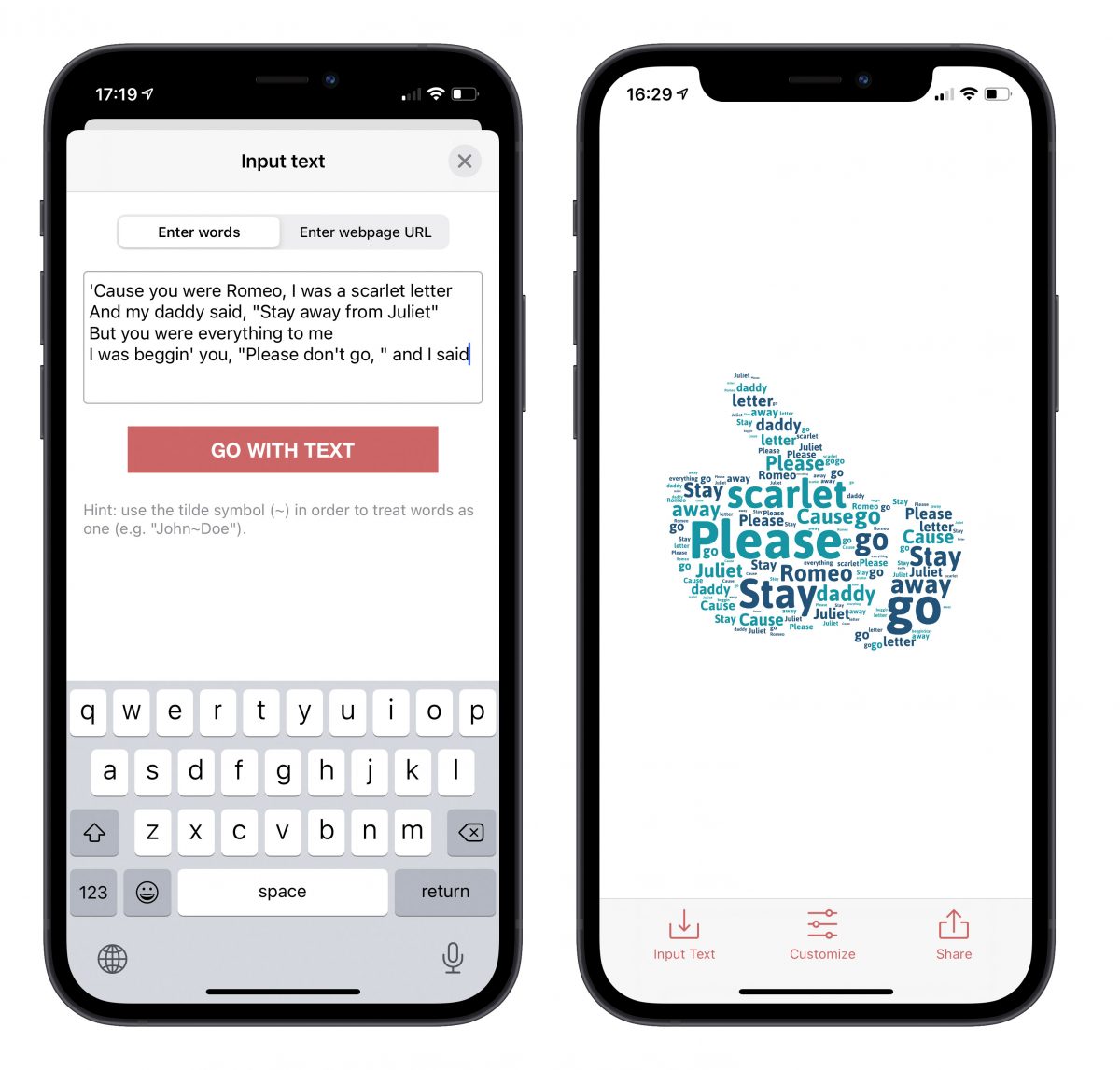 限免 App WordPack 雲文字