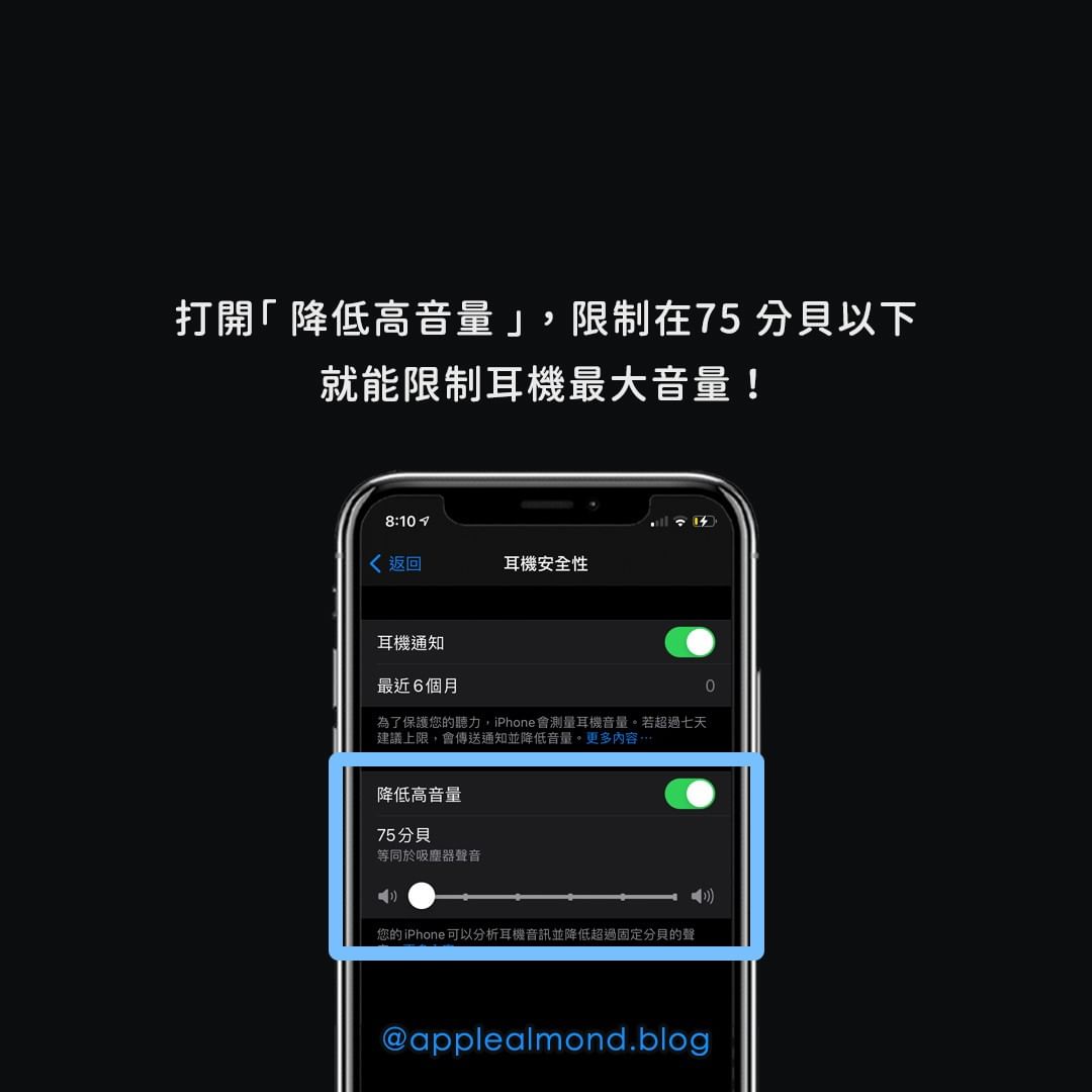 蘋圖解 AirPods 耳機 音量 分貝