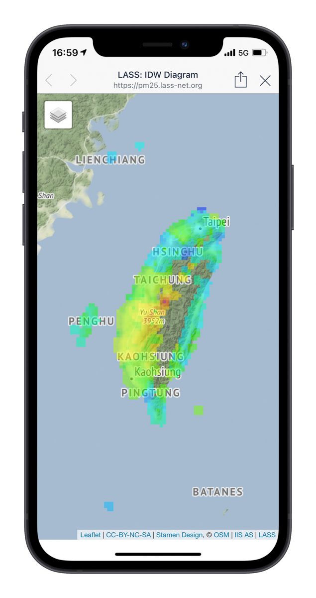 LINE PM2.5 通知