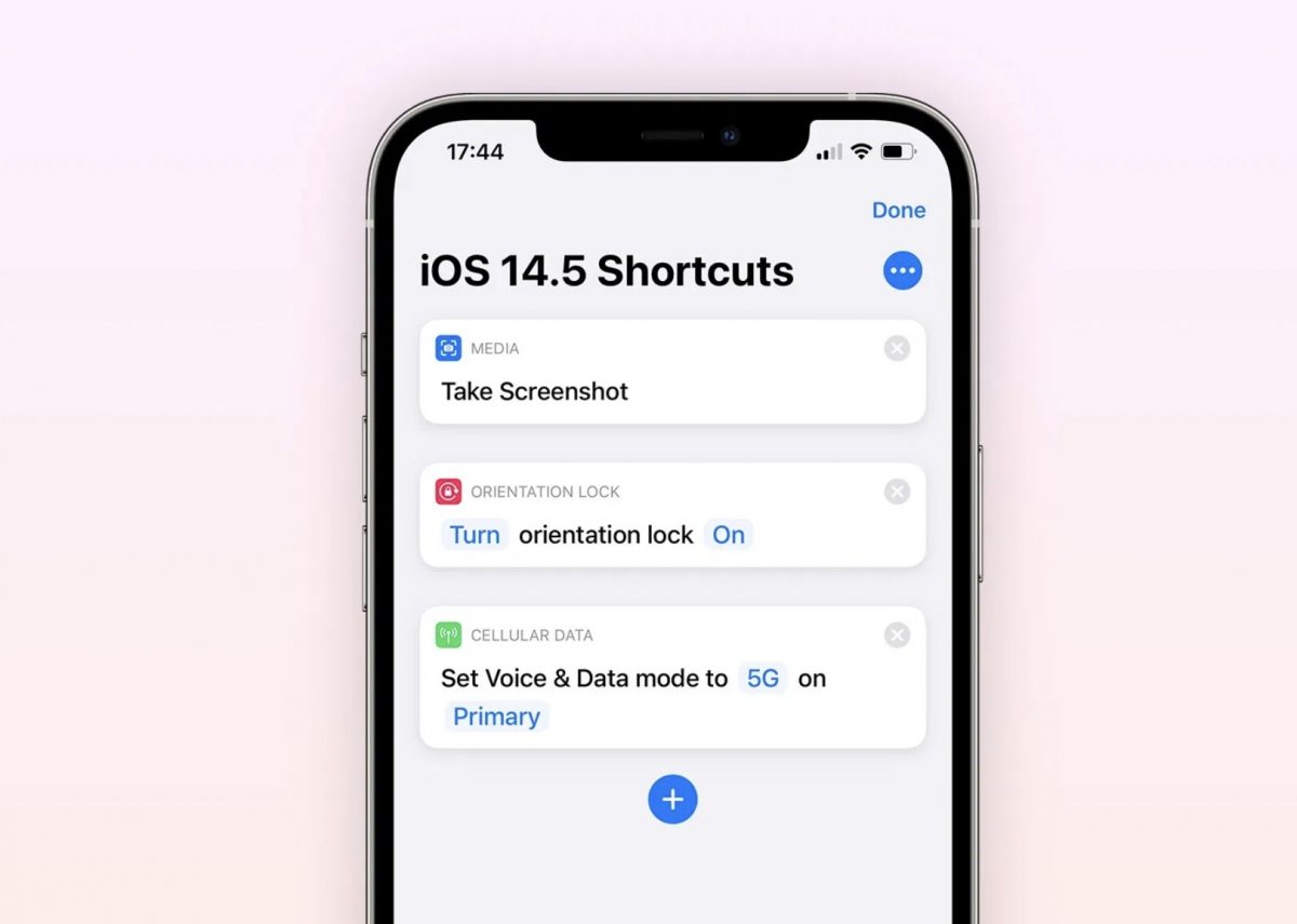 iOS 14.5 新功能 捷徑