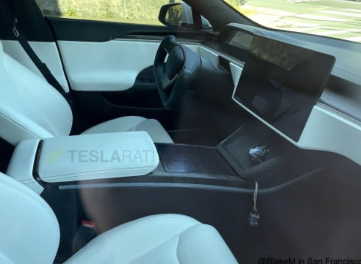 特斯拉 Tesla Model S 新款 Yoke方向盤 實車照