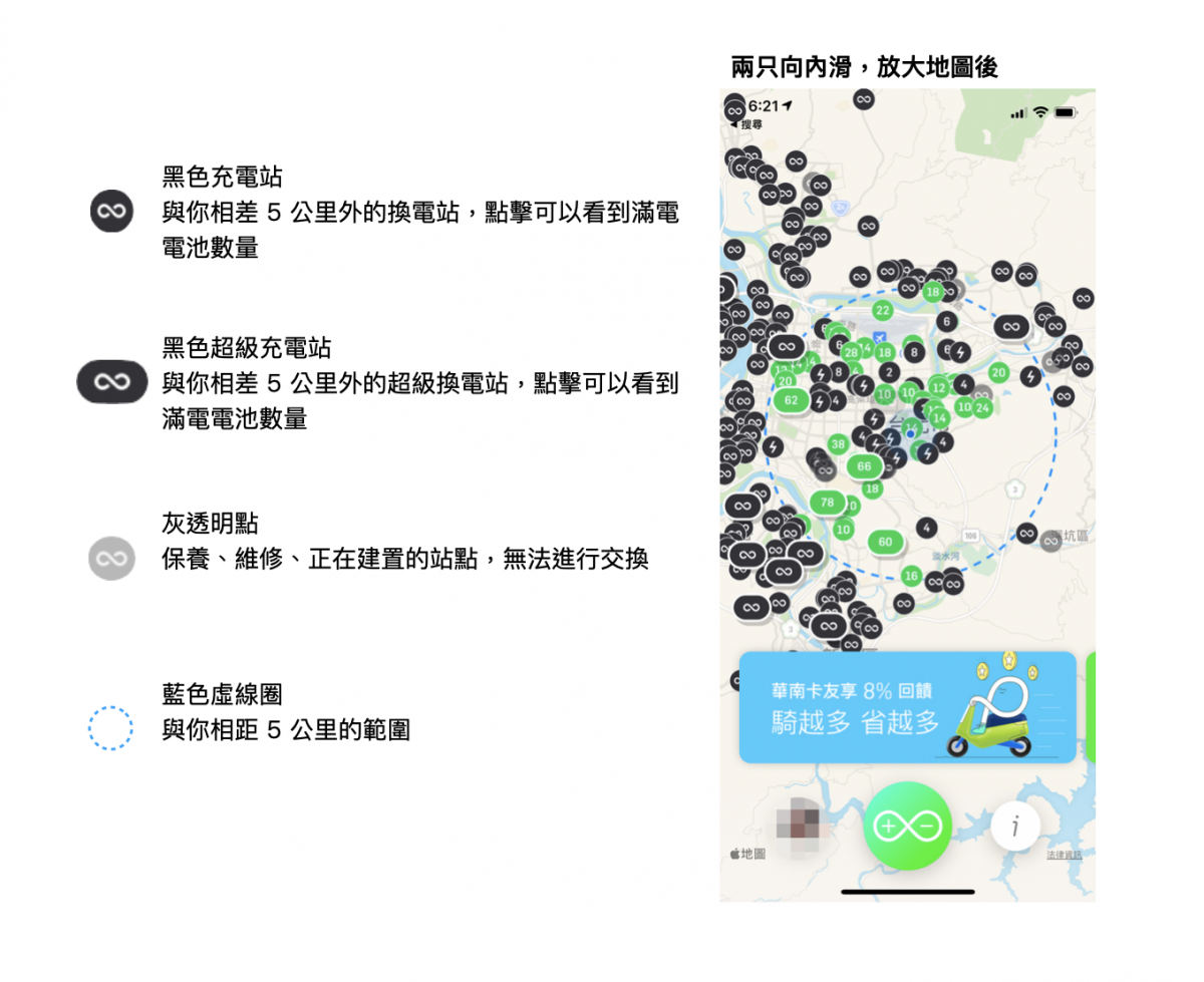gogoro Gogoro Network 電池 滿電電池 App 換電池