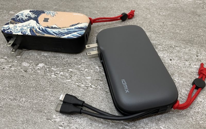 IDMIX 行動電源開箱：自帶 AC 插頭與蘋果認證 MFi 充電線，還能充筆電