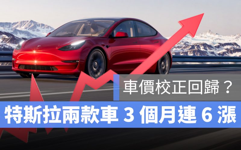 特斯拉 Tesla model 3 model y 漲價