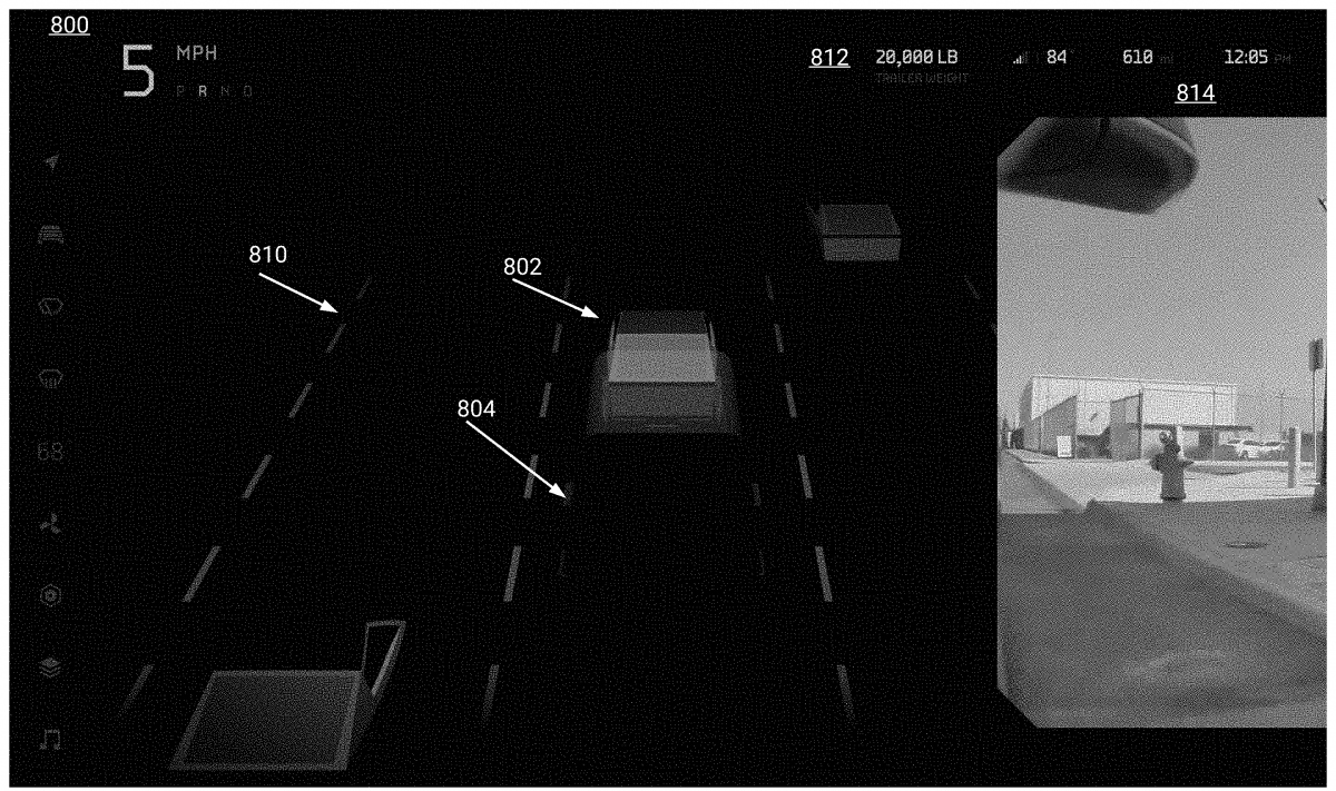 特斯拉 Tesla cybertruck 使用者介面 UI