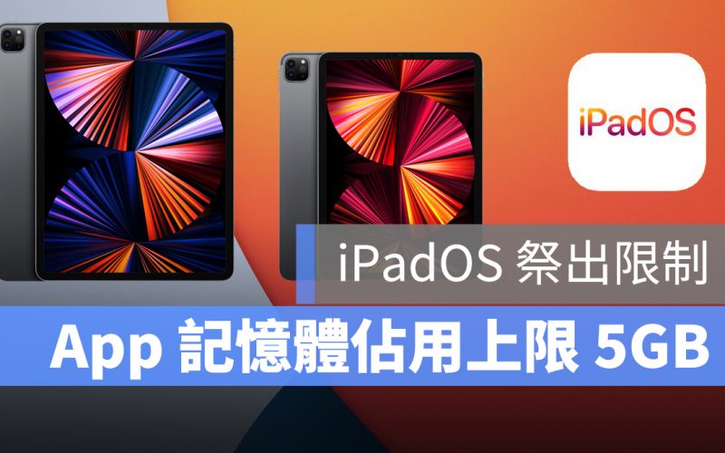 iPad Pro M1 記憶體 RAM iPadOS