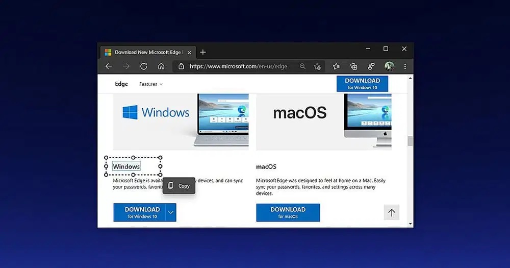 Microsoft Edge 瀏覽器功能