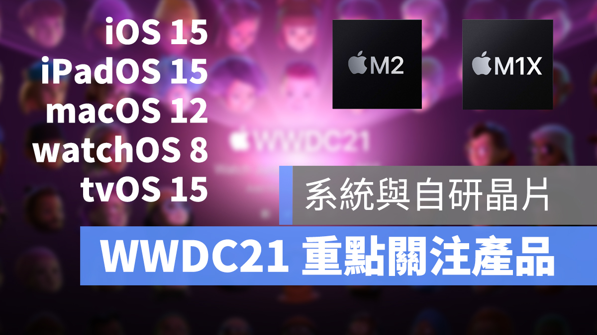 WWDC 2021 iOS iPadOS macOS watchOS tvOS MacBook Pro