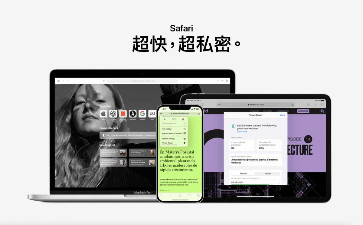 WWDC 2021 訊息 健康 地圖 Safari
