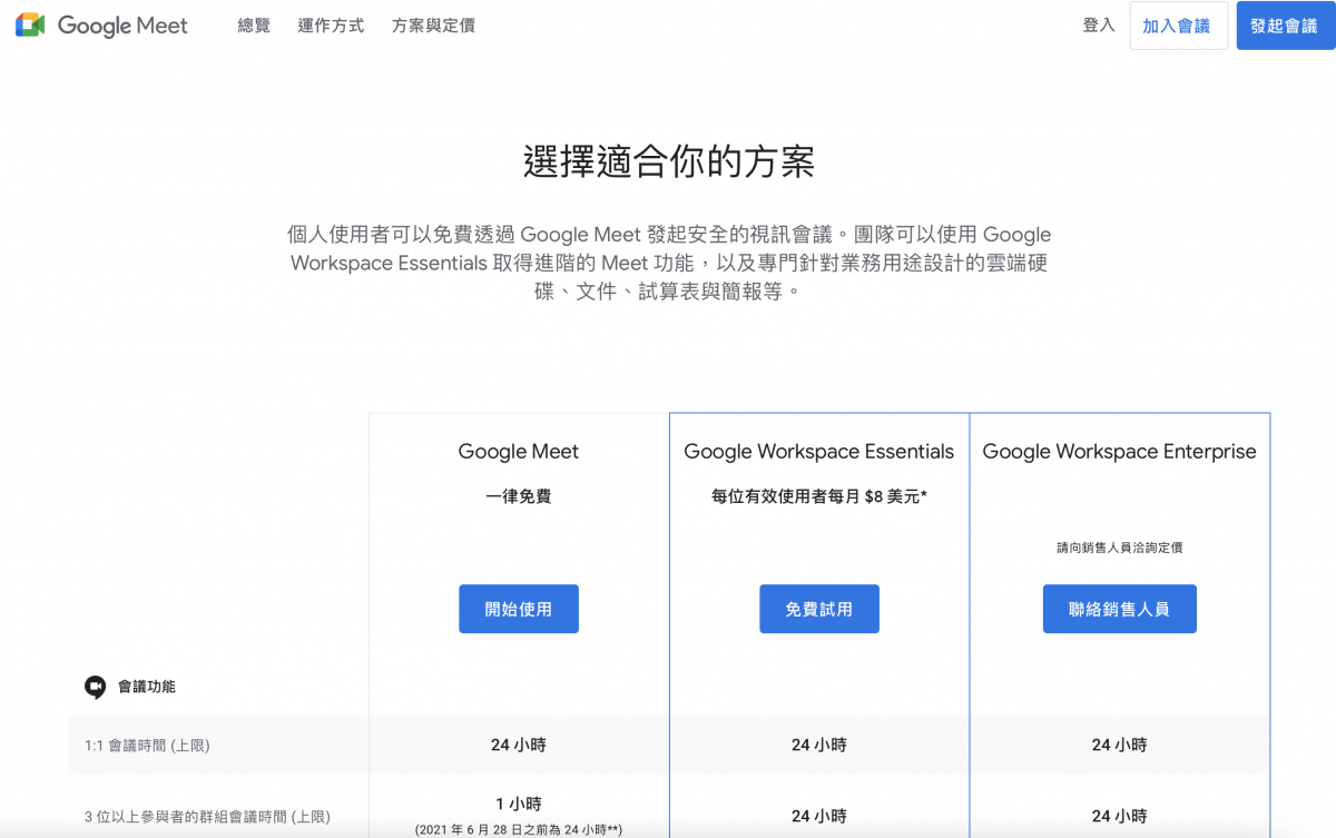Google Meet 教育版 google for eduction 