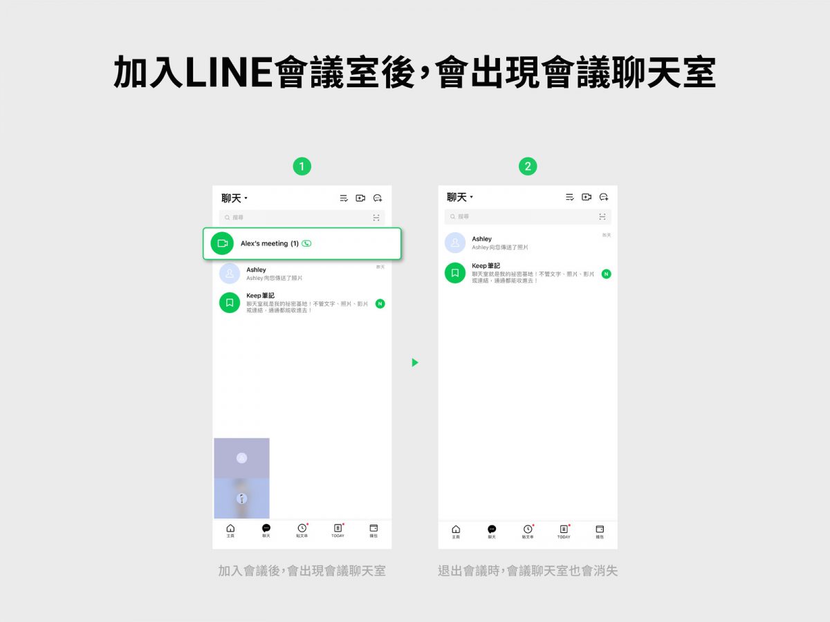 LINE 會議室 使用說明 介紹