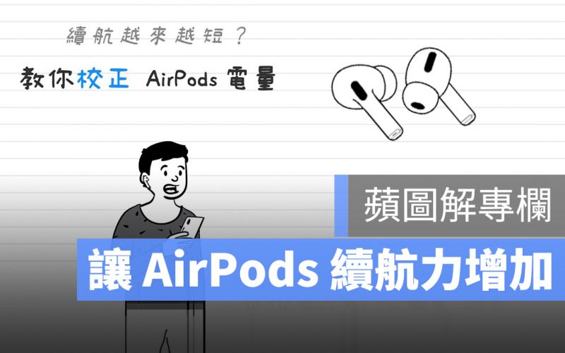 蘋圖解 AirPods 電量校正
